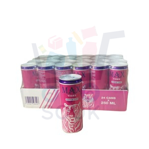 MAX TIGER STRAWBERRY 24*250ML