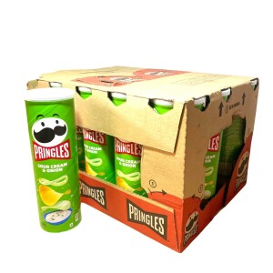 PRINGLES SOUR CREAM & ONION 19*165Gr