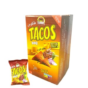 TACOS CHIPS BBQ 36Pcs