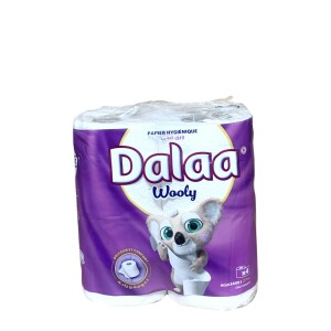 DALAA PAPIER TOILETTE 4 ROULEAUX * 16Pcs