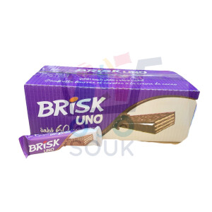 BRISK UNO A LA CREME DE CACAO 60Pcs