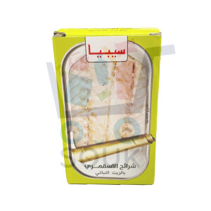 سيبيا شرائح الإسقمري بالزيت النباتي 125غ